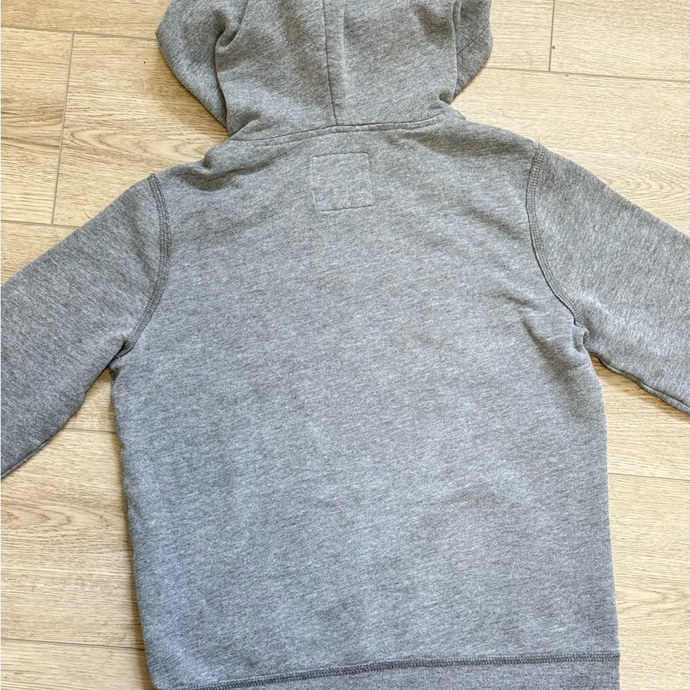 Abercrombie & Fitch Kids Gray Hoodie with Orange A&F Logo - Picture 2 of 8